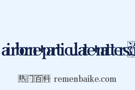 airborne+particulate+matters造句是什么意思的图片